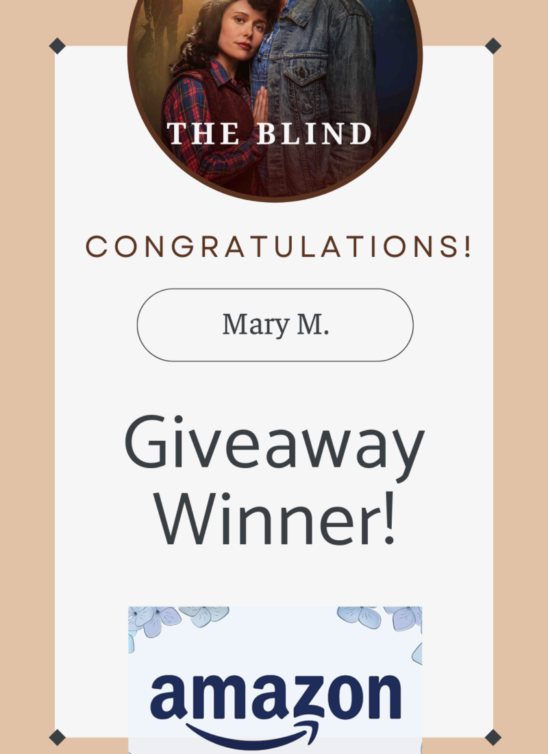 Congratulations to ‘The Blind’ Giveaway Winner!